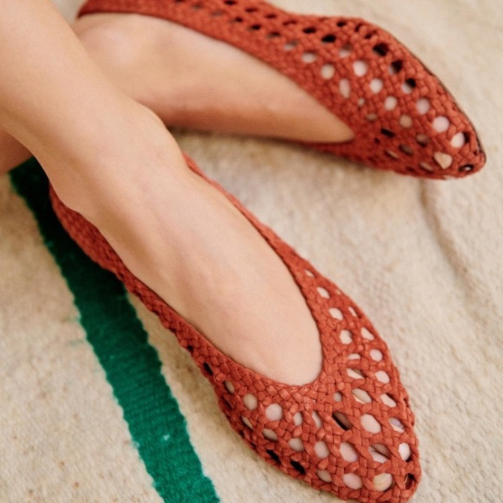 Ava Ballerinas in Terracotta